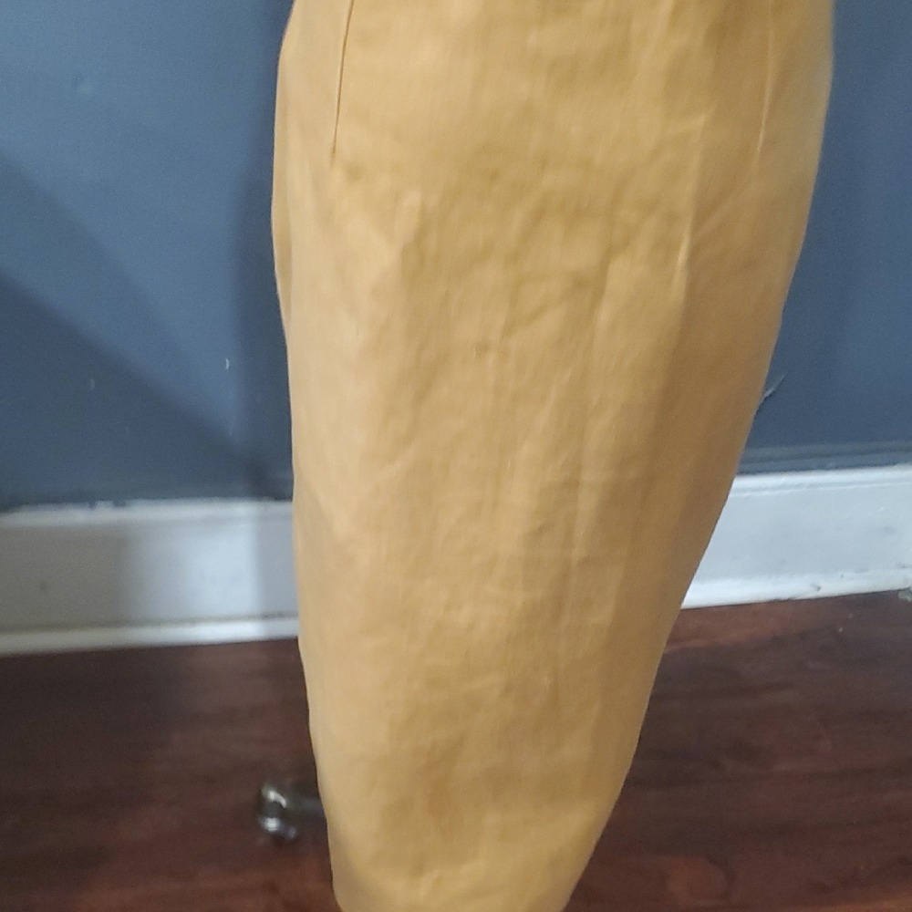 Vtg H.L. Spencer Tan Maxi Dress - Picture 10 of 17